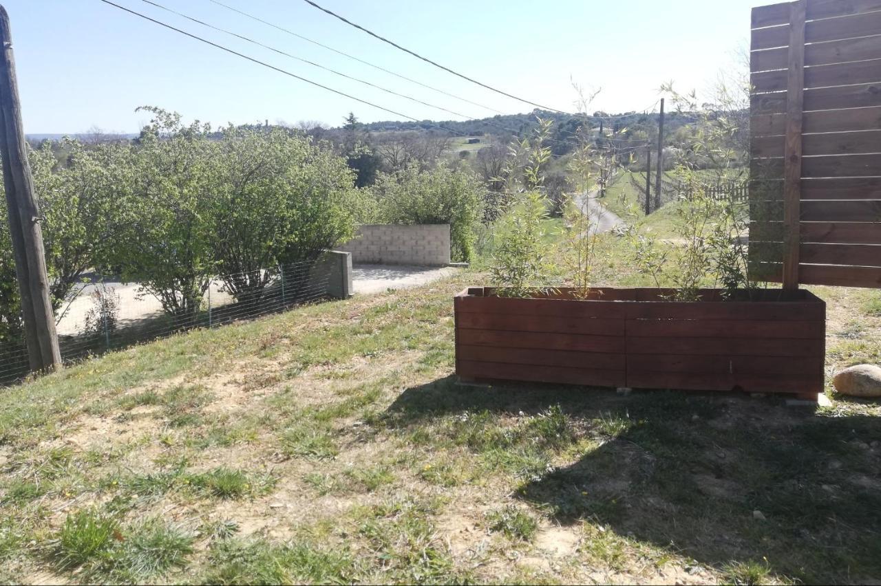 Charmant Chalet Pour 2 Personnes Spa Prive Massillargues-Attuech Luaran gambar