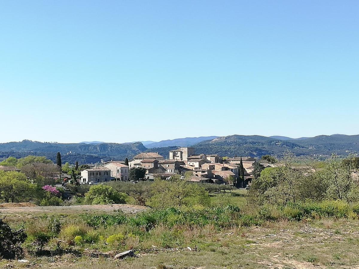 Charmant Chalet Pour 2 Personnes Spa Prive Massillargues-Attuech Luaran gambar